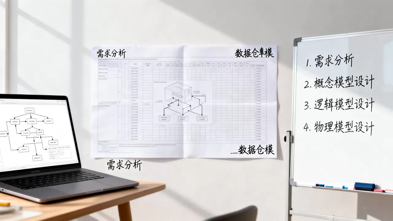 构建数据仓库模型的方法是什么，数据仓库建模步骤
