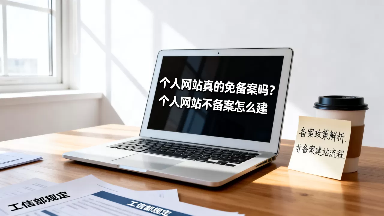 个人网站真的免备案吗？个人网站不备案怎么建
