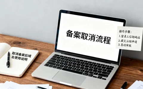 个人网站备案取消怎么操作？取消备案后域名还能用吗