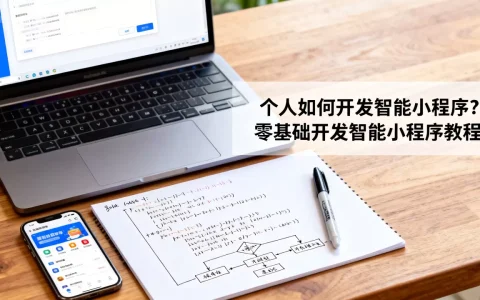 个人如何开发智能小程序？零基础开发智能小程序教程