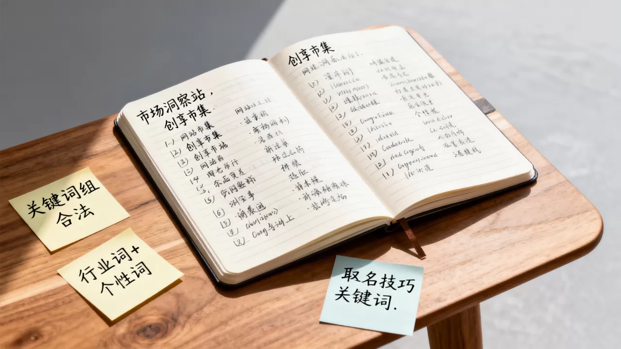 个人网站名称带市场字词怎么取？个人网站起名技巧