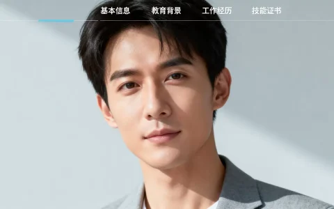 个人简历网站设计首页菜单怎么设计？个人简历首页导航栏布局