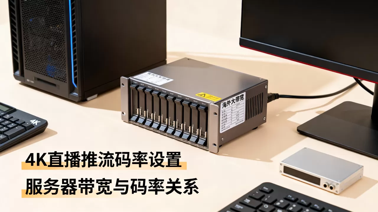 海外大带宽服务器4K直播推流码率怎么设?服务器带宽与码率关系 海外大带宽服务器4K直播推流码率怎么设?服务器带宽与码率关系