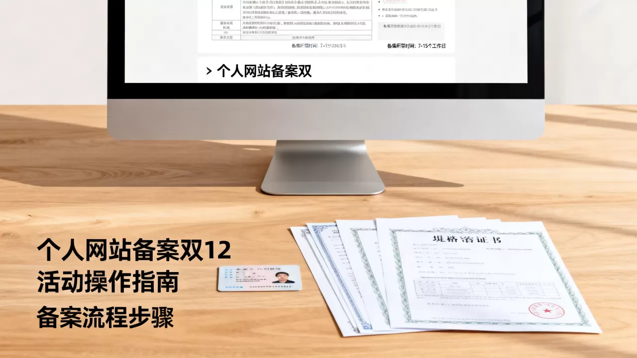 个人网站备案双12活动怎么操作？个人网站备案需要多久