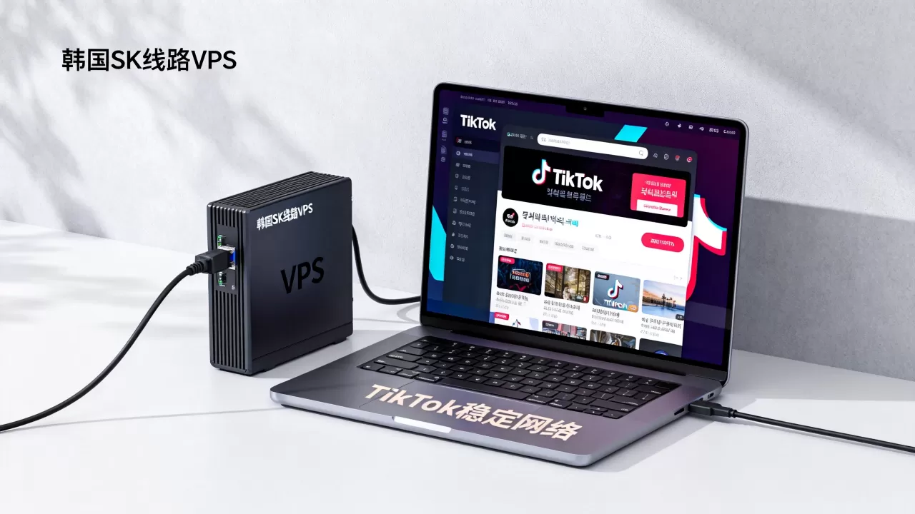 韩国SK线路大宽带VPS做TikTok运营靠谱吗，TikTok韩国区用什么网络稳定