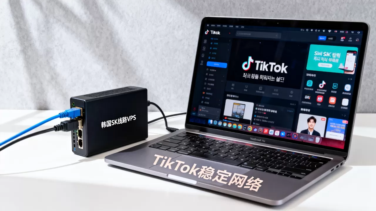 韩国SK线路大宽带VPS做TikTok运营靠谱吗，TikTok韩国区用什么网络稳定
