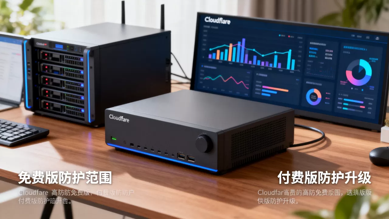 Cloudflare高防免费版和付费版防护差多少,免费版高防够用吗 Cloudflare高防免费版和付费版防护差多少,免费版高防够用吗