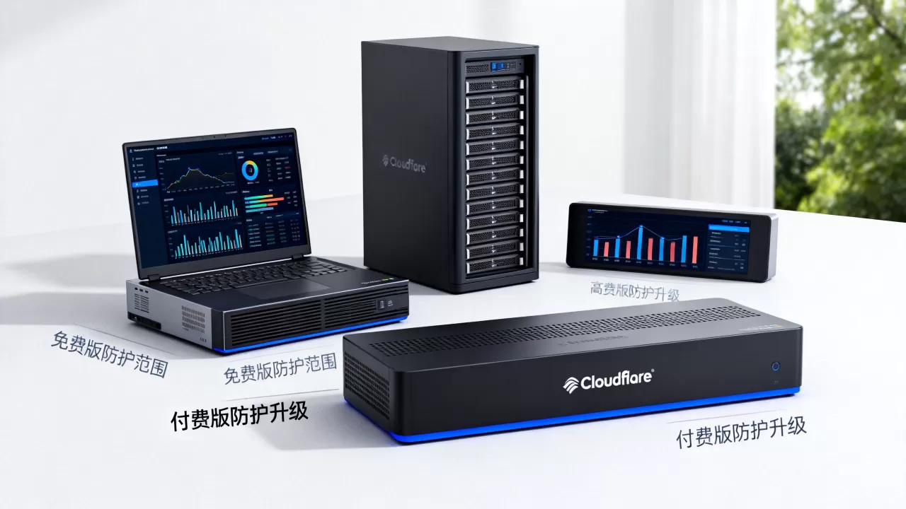 Cloudflare高防免费版和付费版防护差多少,免费版高防够用吗 Cloudflare高防免费版和付费版防护差多少,免费版高防够用吗