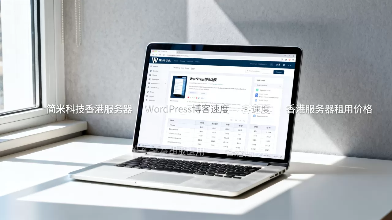 简米科技香港服务器做WordPress博客速度怎么样？香港服务器租用价格