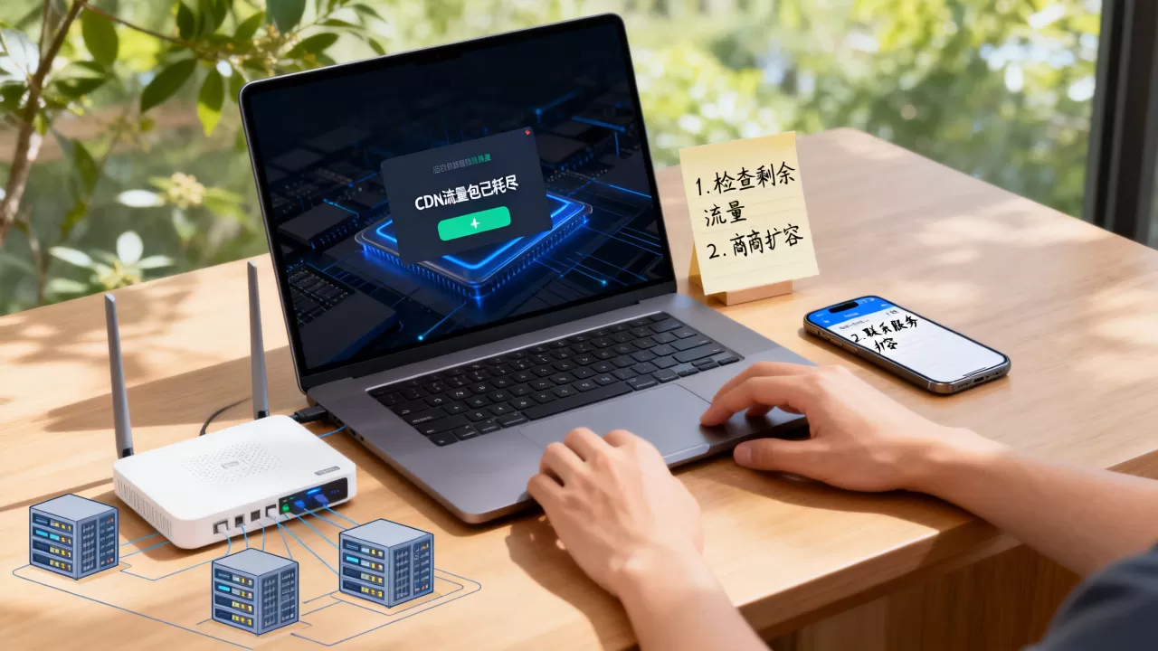 CDN流量包用完了怎么办?CDN流量包耗尽后的紧急处理方法 CDN流量包用完了怎么办?CDN流量包耗尽后的紧急处理方法