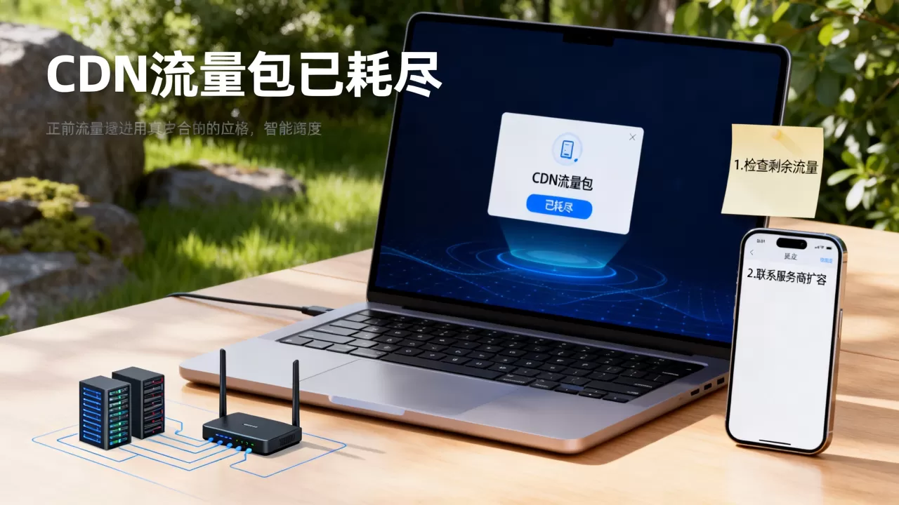 CDN流量包用完了怎么办?CDN流量包耗尽后的紧急处理方法 CDN流量包用完了怎么办?CDN流量包耗尽后的紧急处理方法