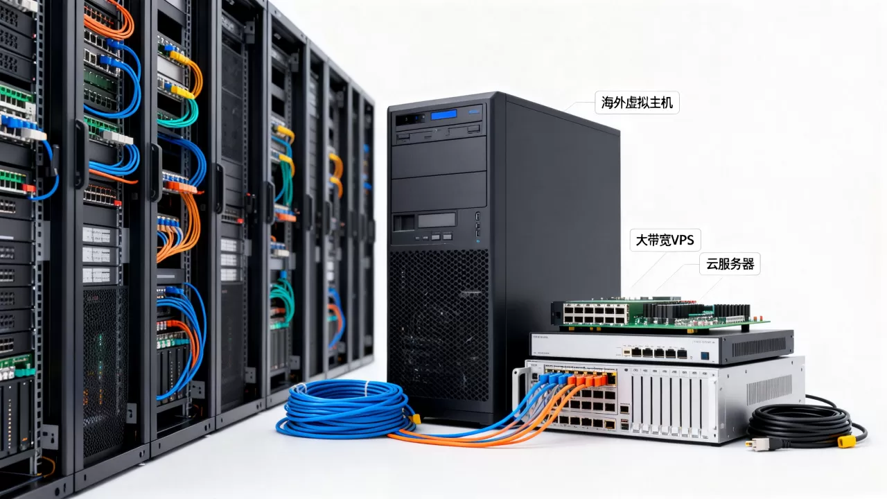 海外虚拟主机和大带宽VPS怎么选？云服务器和VPS有什么区别