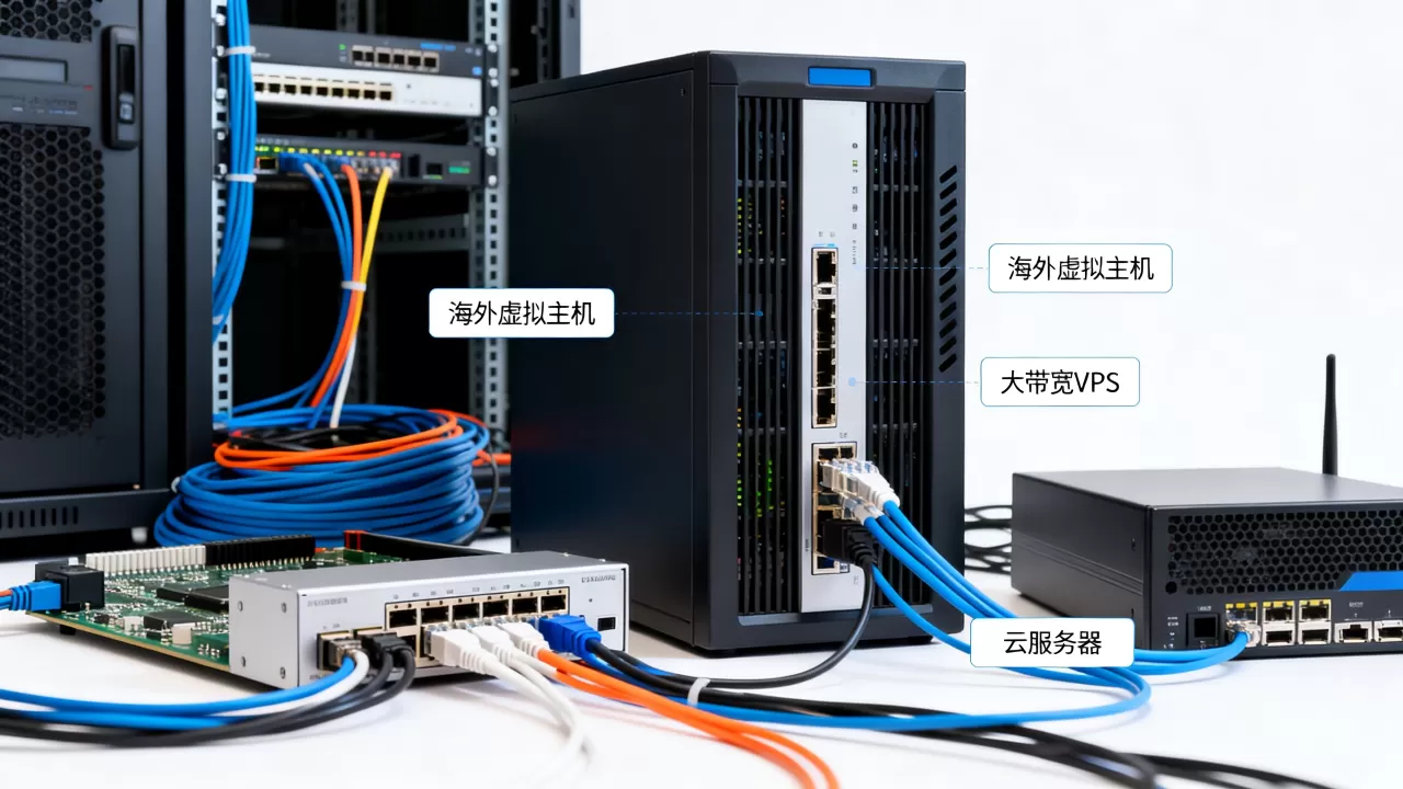 海外虚拟主机和大带宽VPS怎么选？云服务器和VPS有什么区别