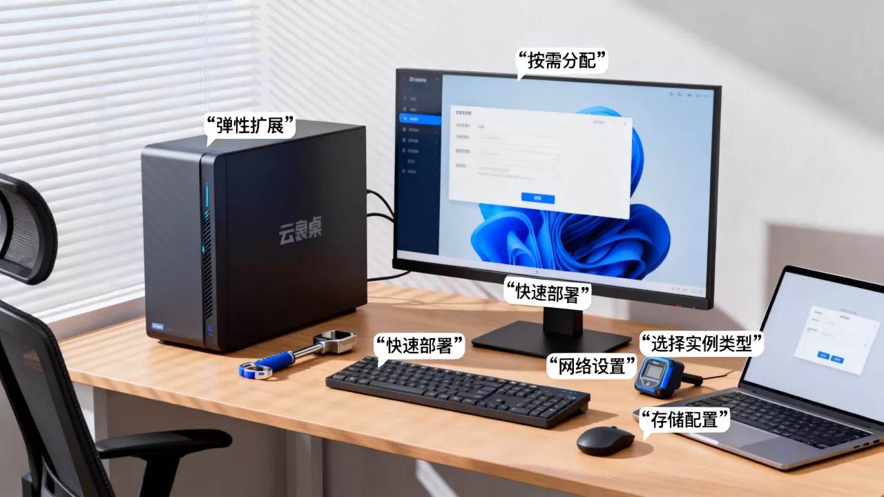 构建弹性云桌面有哪些优势？弹性云桌面如何配置