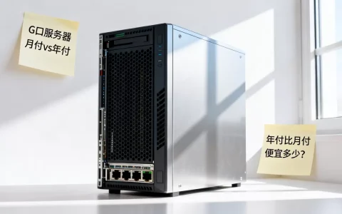 G口服务器按月付还是年付划算？服务器年付比月付便宜多少