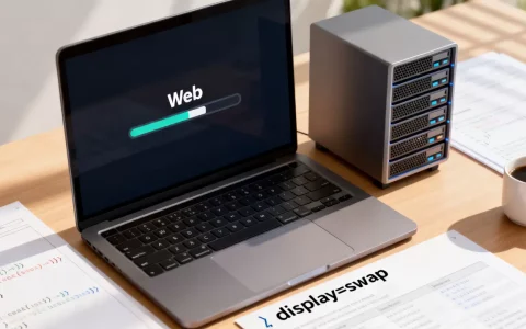 海外服务器Web字体加载卡顿？display swap设置怎么解决