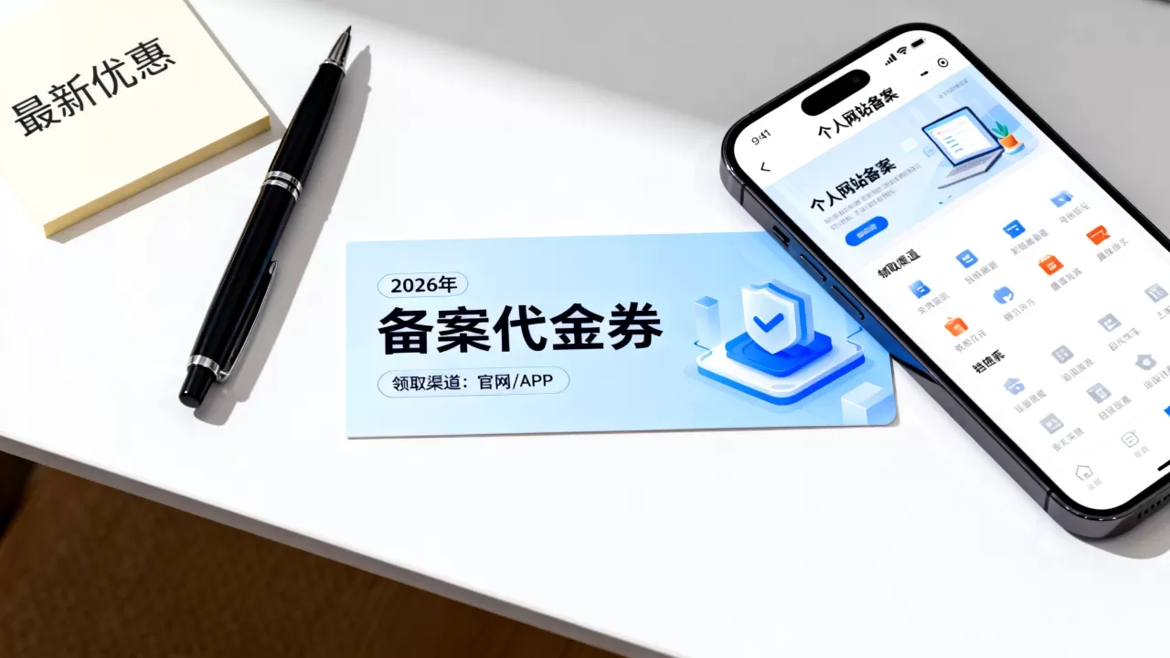 个人网站备案代金券怎么领?2026年最新优惠领取渠道 个人网站备案代金券怎么领?2026年最新优惠领取渠道