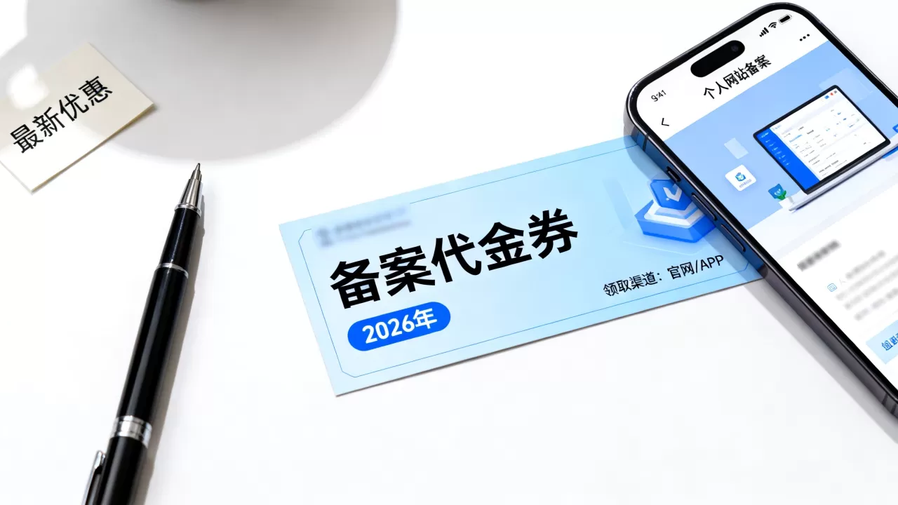 个人网站备案代金券怎么领?2026年最新优惠领取渠道 个人网站备案代金券怎么领?2026年最新优惠领取渠道