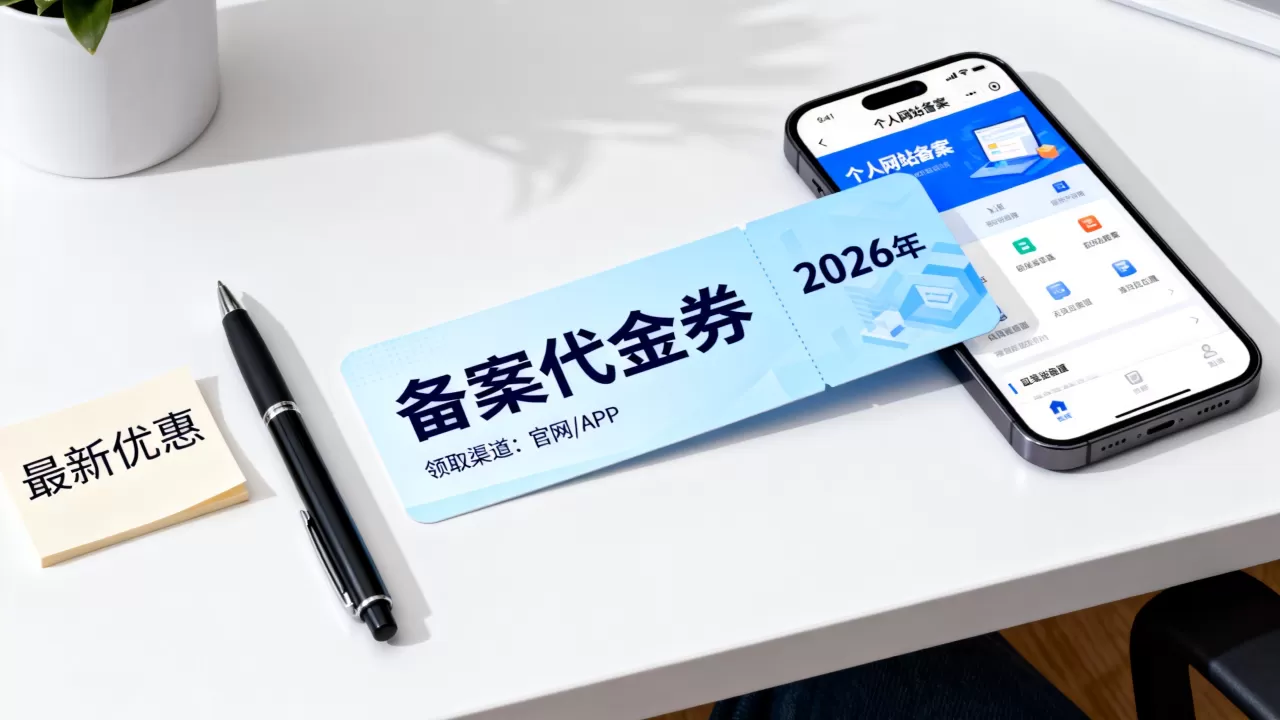 个人网站备案代金券怎么领?2026年最新优惠领取渠道 个人网站备案代金券怎么领?2026年最新优惠领取渠道