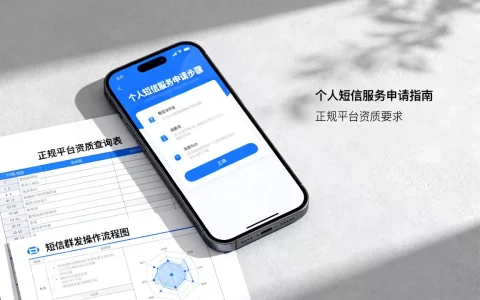 个人短信服务怎么申请？个人短信群发平台哪家正规