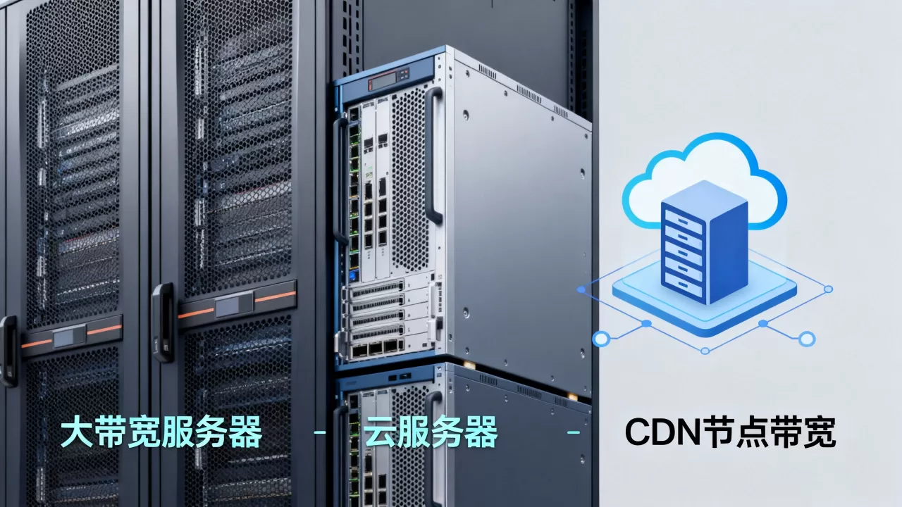 做CDN节点选大带宽服务器还是云服务器？CDN节点带宽怎么选