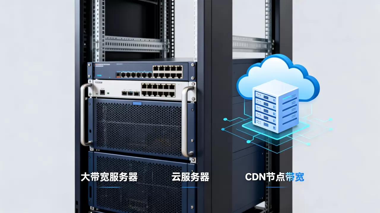 做CDN节点选大带宽服务器还是云服务器？CDN节点带宽怎么选