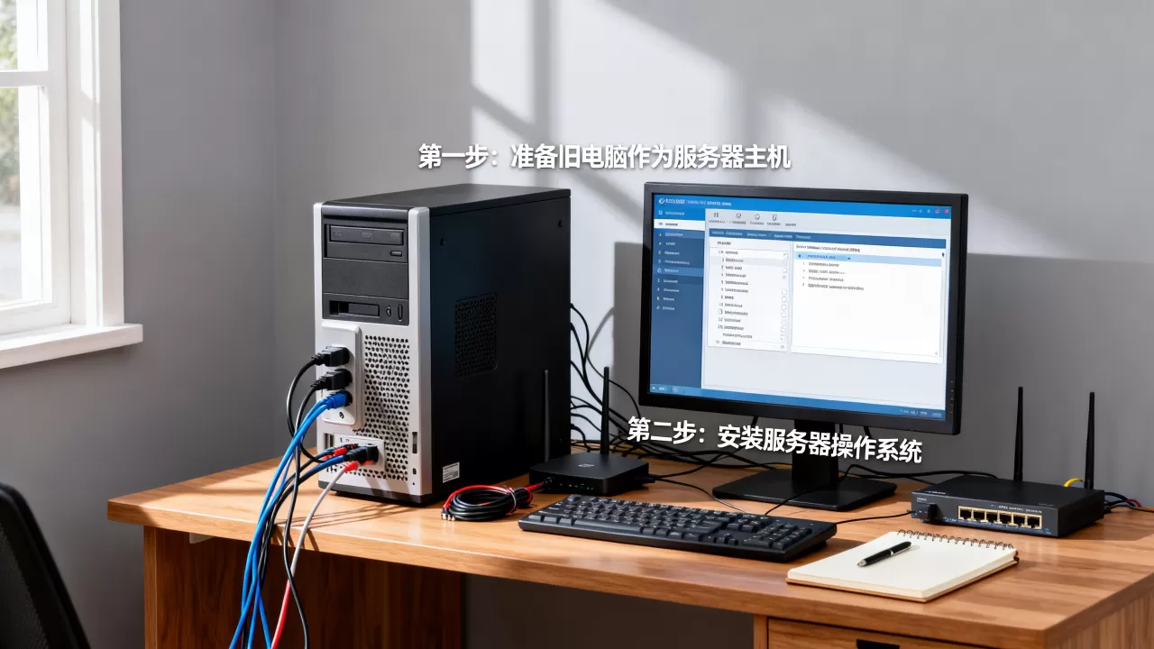个人电脑怎么当服务器用？家庭小型服务器搭建教程