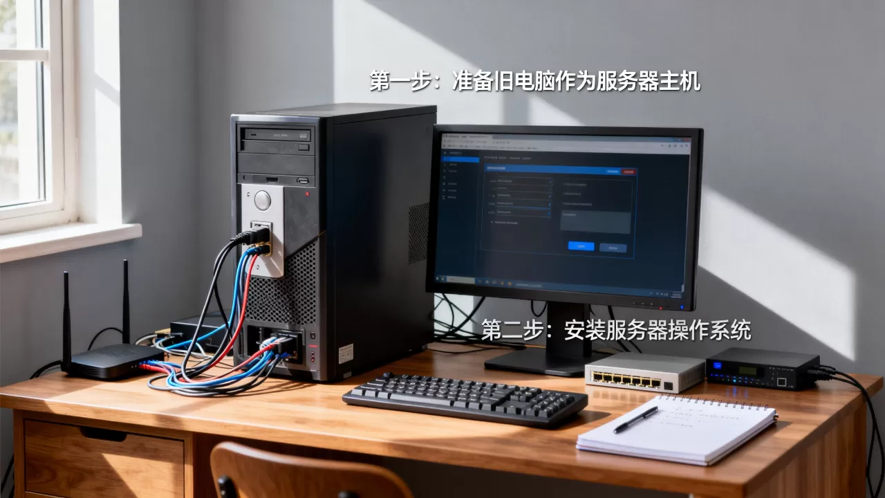个人电脑怎么当服务器用？家庭小型服务器搭建教程