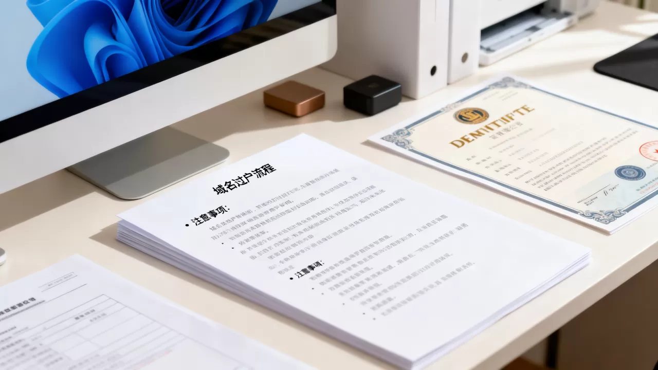 个人申请域名可否转让？域名过户流程及注意事项