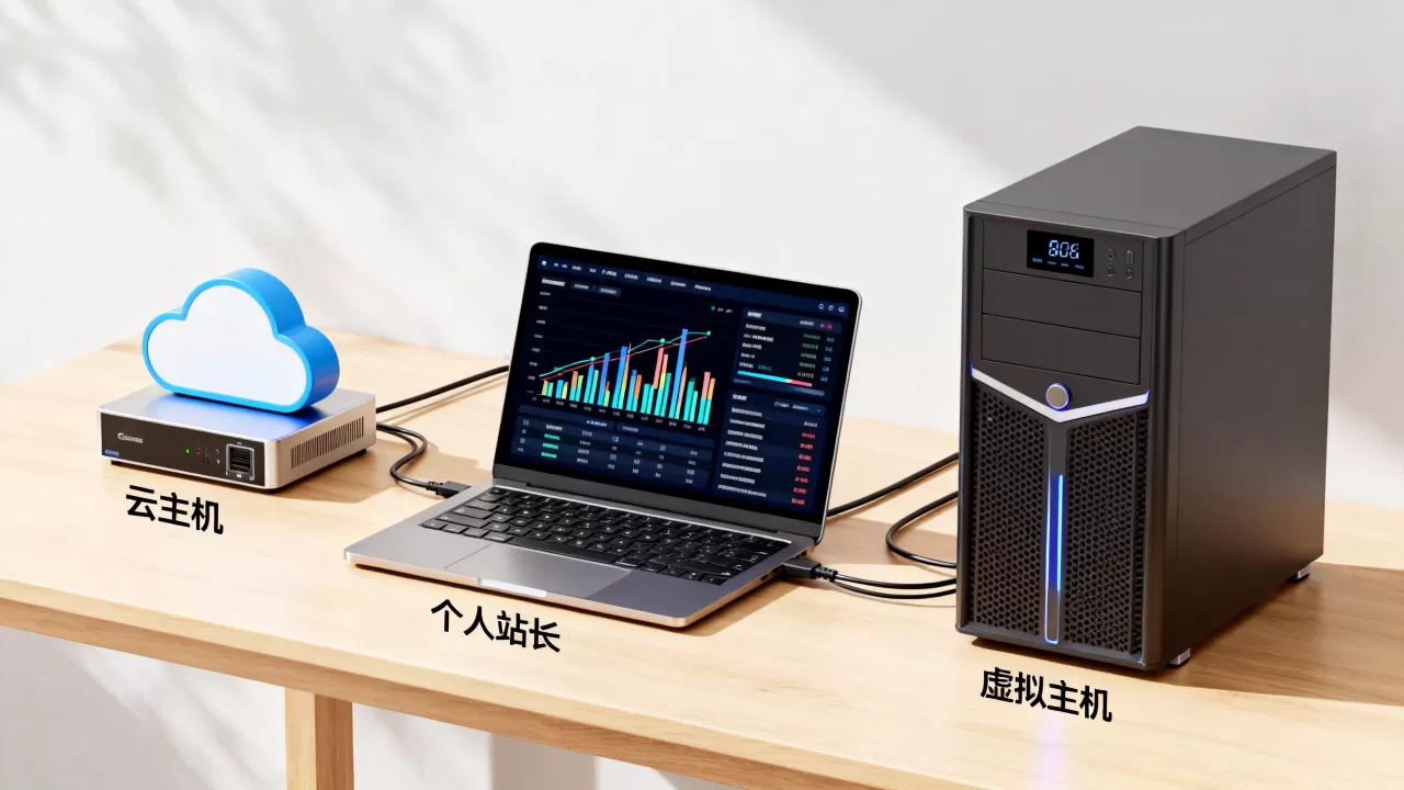 个人站长适合使用云主机吗，云主机和虚拟主机哪个更划算