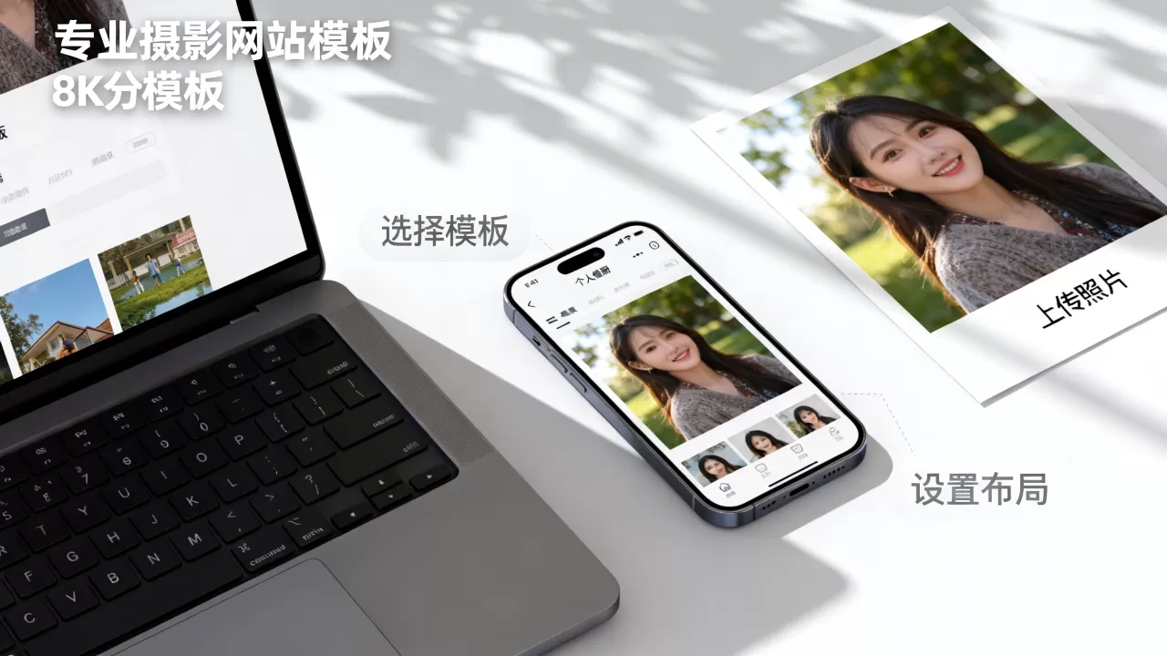 个人相册网站模板怎么用？如何搭建免费个人相册网站