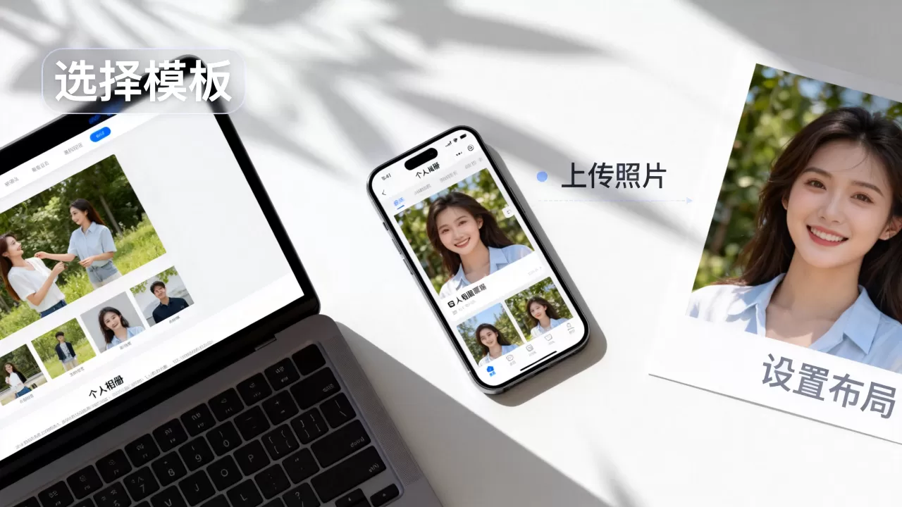个人相册网站模板怎么用？如何搭建免费个人相册网站