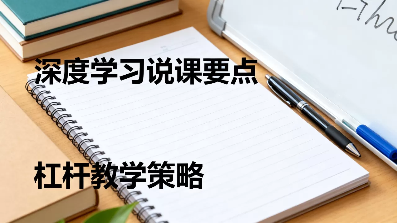 杠杆深度学习说课到底怎么讲?深度学习说课稿模板 杠杆深度学习说课到底怎么讲?深度学习说课稿模板
