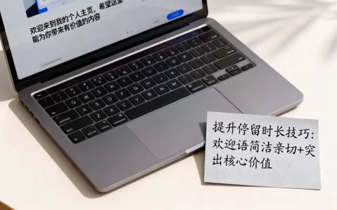 个人网站主页欢迎语怎么写？如何设置才能提升用户停留时长