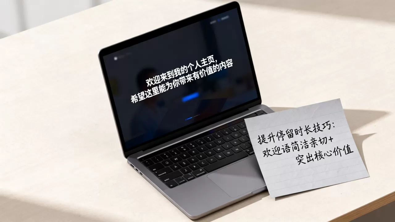 个人网站主页欢迎语怎么写?如何设置才能提升用户停留时长 个人网站主页欢迎语怎么写?如何设置才能提升用户停留时长