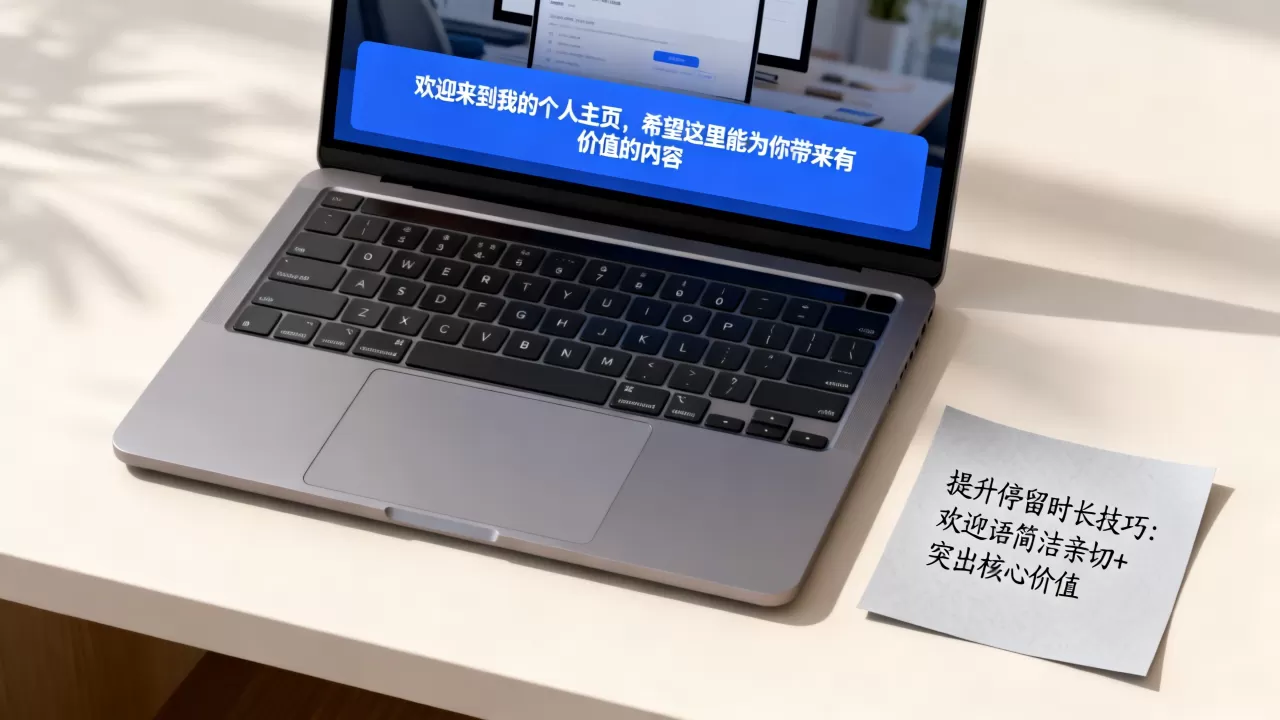 个人网站主页欢迎语怎么写?如何设置才能提升用户停留时长 个人网站主页欢迎语怎么写?如何设置才能提升用户停留时长