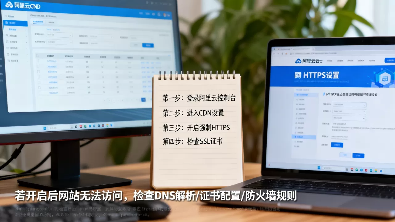 阿里云CDN强制HTTPS怎么设置?开启HTTPS后网站打不开怎么办 阿里云CDN强制HTTPS怎么设置?开启HTTPS后网站打不开怎么办