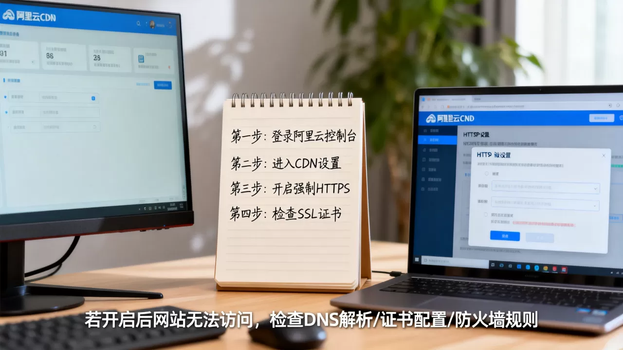 阿里云CDN强制HTTPS怎么设置?开启HTTPS后网站打不开怎么办 阿里云CDN强制HTTPS怎么设置?开启HTTPS后网站打不开怎么办
