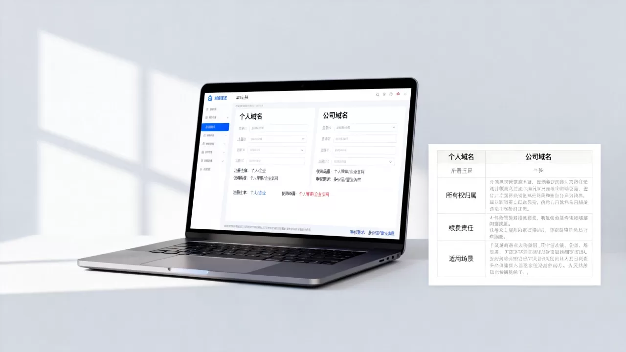 个人域名和公司域名有啥区别?个人域名和企业域名哪个好 个人域名和公司域名有啥区别?个人域名和企业域名哪个好