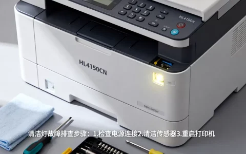 hl4150cdn清洁灯不亮怎么修？打印机显示hl4150cdn清洁