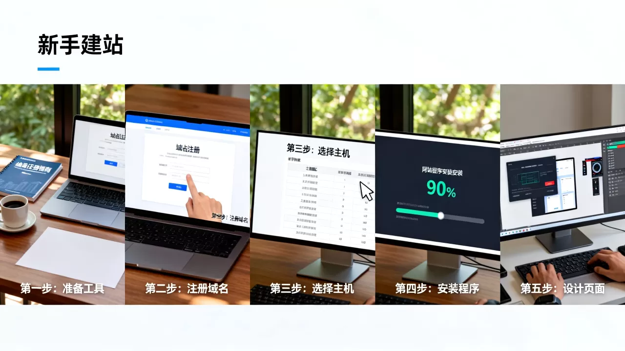 如何快速搭建个人的第一个网站？新手建站流程详解