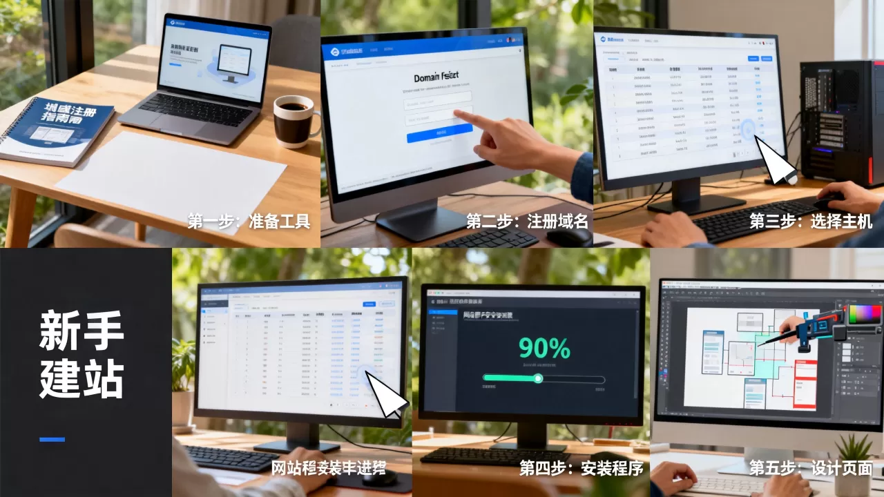 如何快速搭建个人的第一个网站？新手建站流程详解