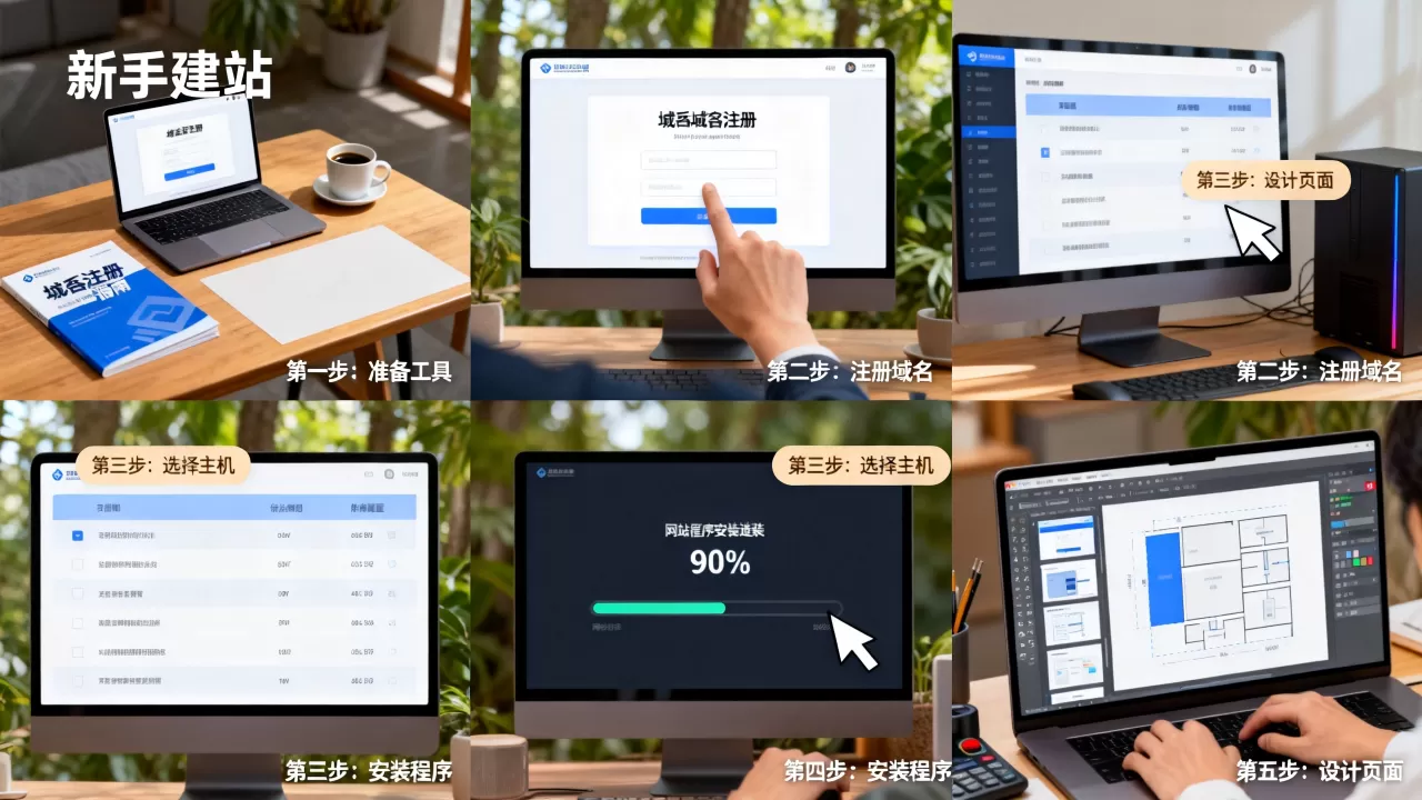 如何快速搭建个人的第一个网站？新手建站流程详解