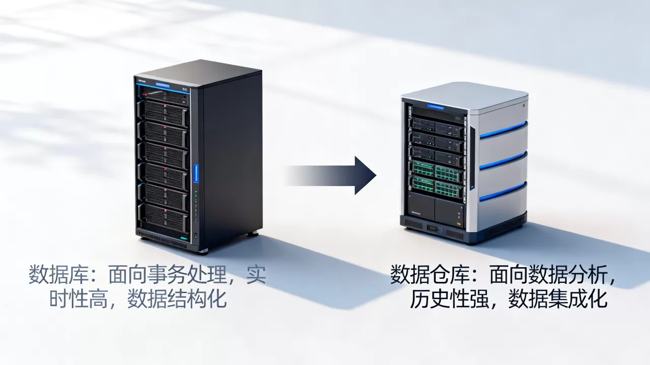 构建数据库和数据仓库有什么区别？数据库与数据仓库的区别