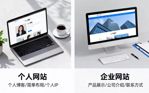 个人网站和企业网站有什么区别？企业网站和个人网站的区别