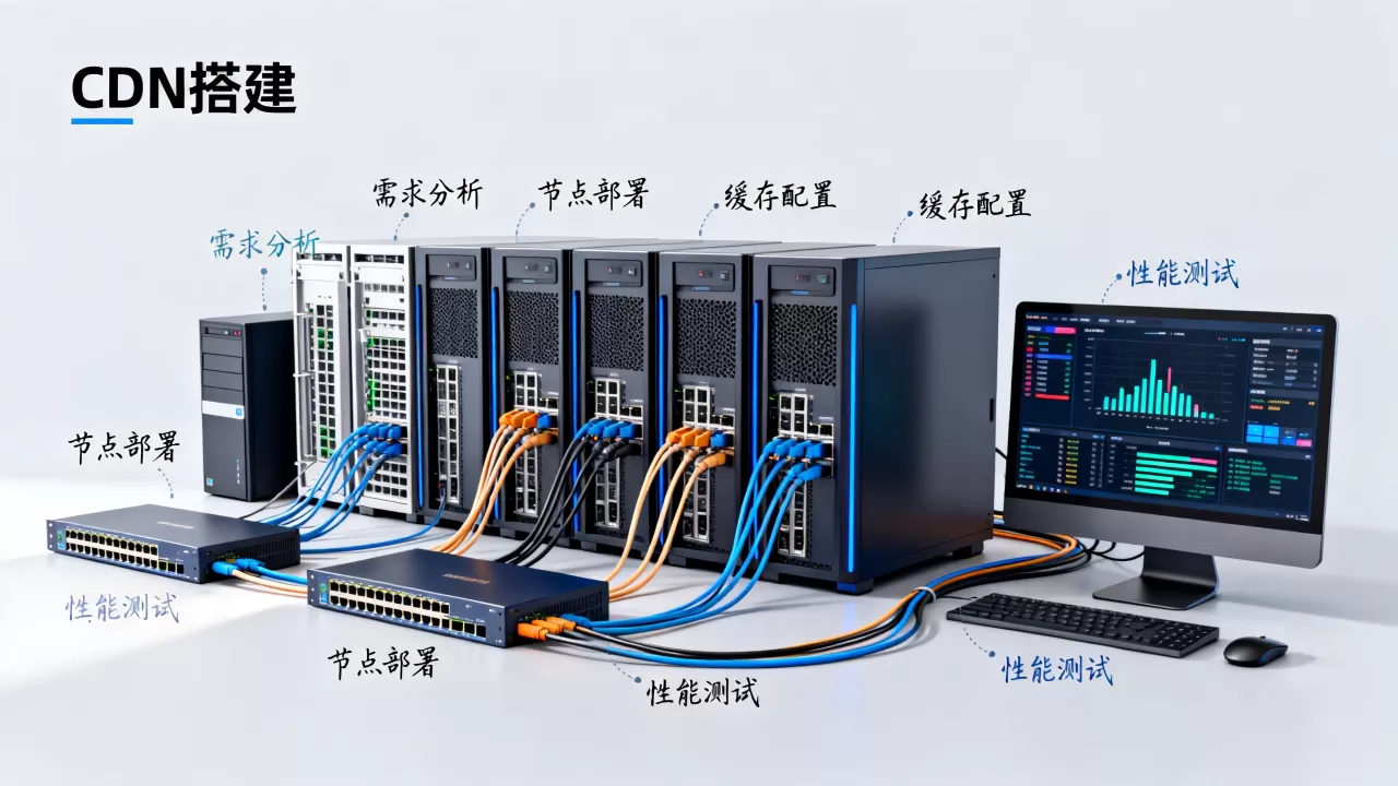 如何构建和测试虚拟内容分发网络？搭建CDN需要哪些步骤