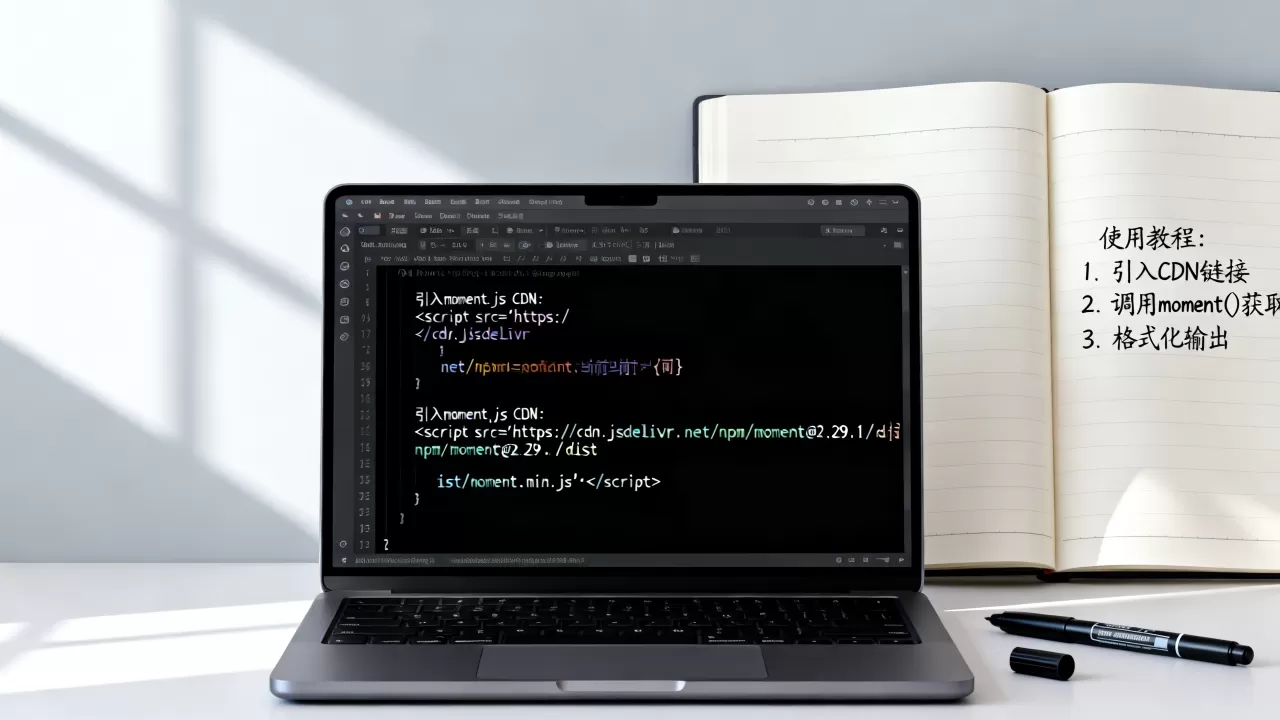 moment.js cdn怎么引入？moment.js使用教程