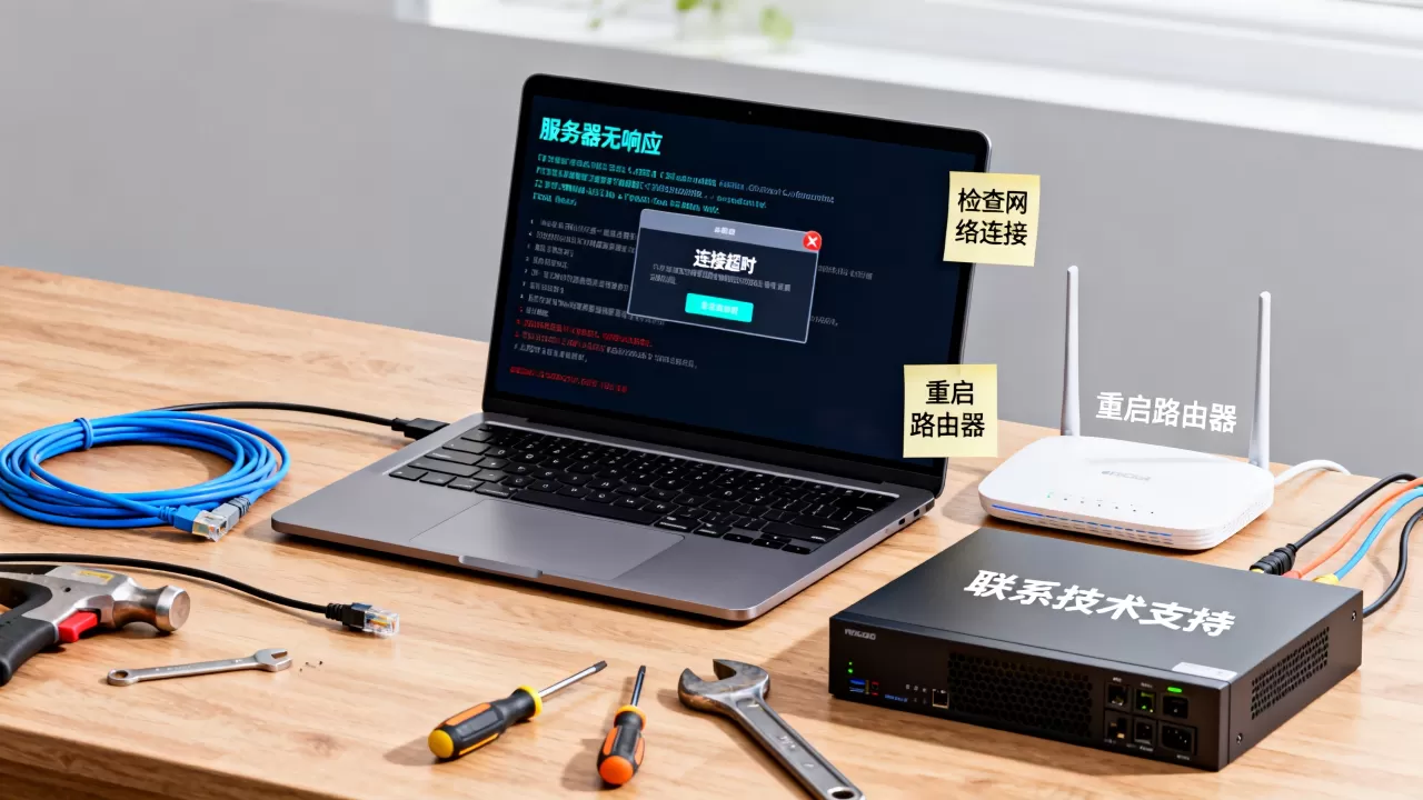 服务器无响应怎么办？服务器连接超时怎么解决
