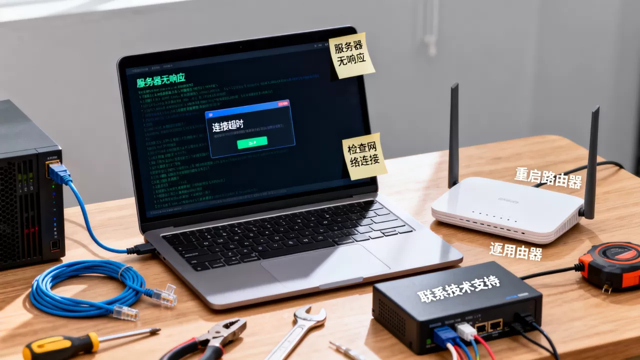 服务器无响应怎么办？服务器连接超时怎么解决