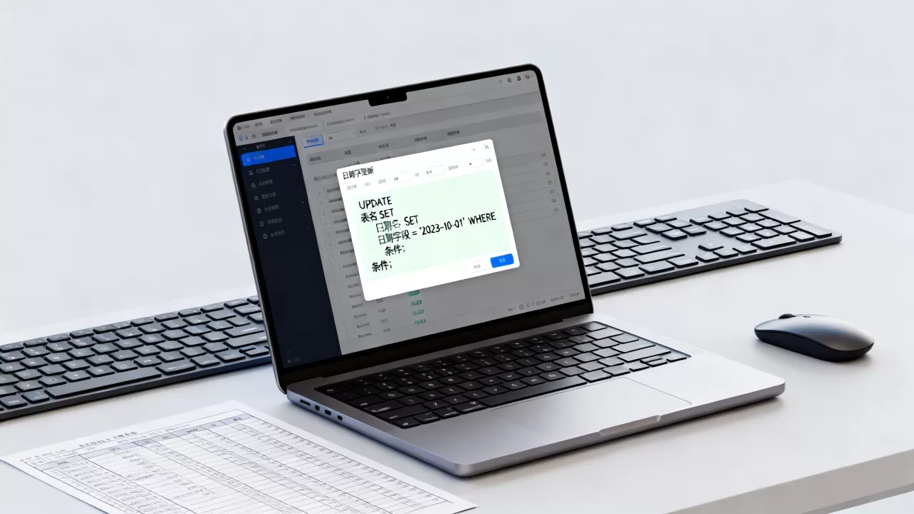 数据库日期字段怎么更新？如何批量修改时间